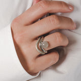 Band Ring I Moonstone
