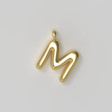 Letter Charms Large Gold