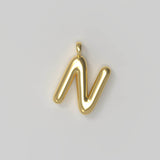 Letter Charms Large Gold