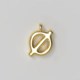 Letter Charms Large Gold