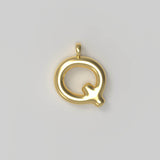 Letter Charms Large Gold