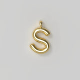 Letter Charms Large Gold