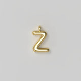 Letter Charm Small Plated