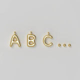 Letter Charms Large Gold