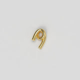 Rose Pendant L Plated