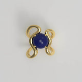 Reef Ring Lapis Gold