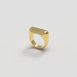 Sculpt Ring Thick Gold