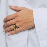 Sculpt Ring Slim Gold