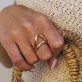Thorn Band Ring II Gold