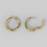 Thorn Hoop Round Gold