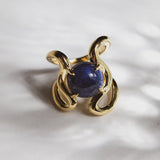 Reef Ring Lapis Gold