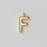 Letter Charm Large Gold