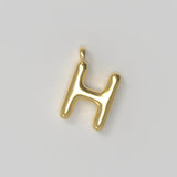 Letter Charm Large Gold