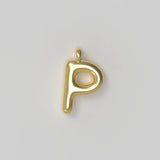 Letter Charm Large Gold