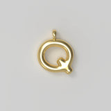 Letter Charm Large Gold