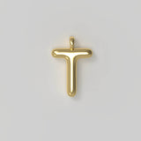 Letter Charm Large Gold