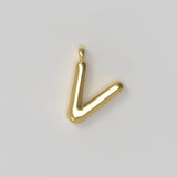 Letter Charm Large Gold