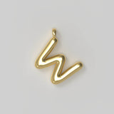 Letter Charm Large Gold