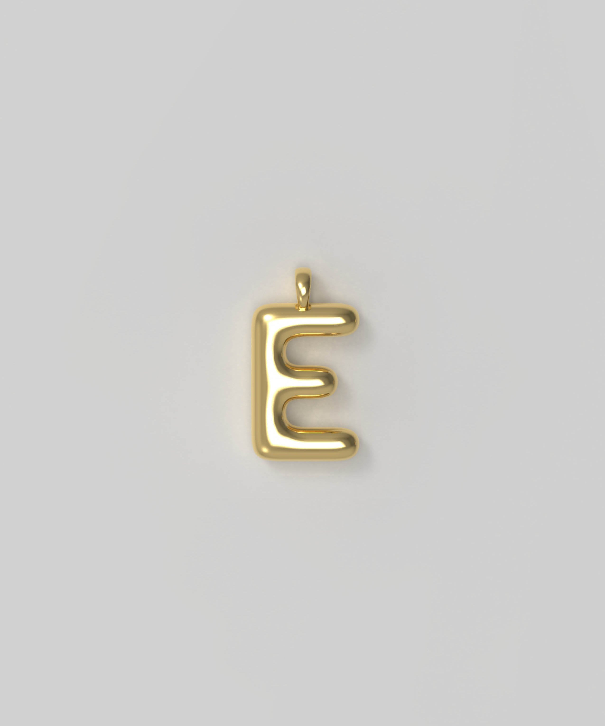 Letter Charm Small Gold