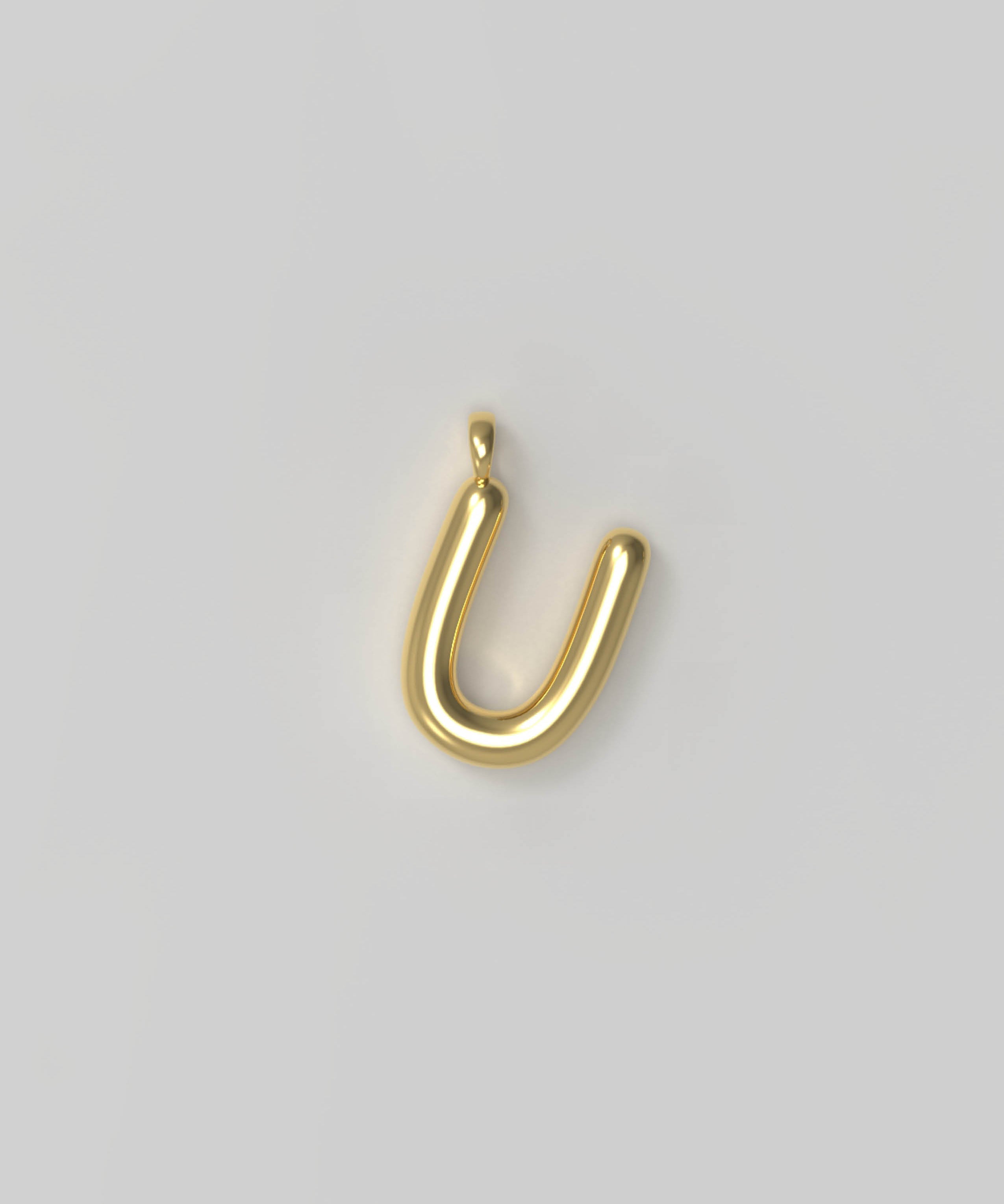 Letter Charm Small Gold