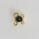 Reef Ring Onyx Gold