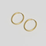 Slim Hoop Large Plated