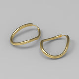 Thorn Hoop Oval Plated